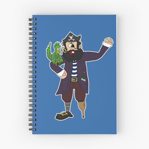 Item preview, Funny Classic Pirate Sticker | High-Seas Adventure Captain & Parrot Artwork designed and sold by MyxaART.