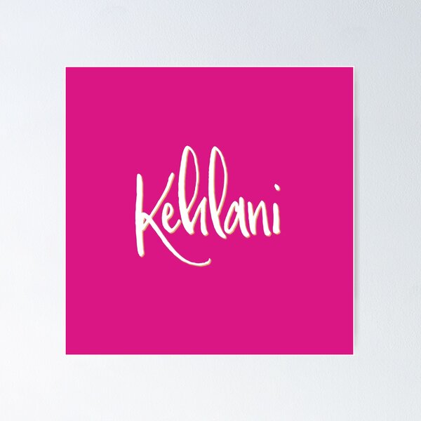Item preview, KEHLANI personalized type design designed and sold by CharlottePlaceArt.