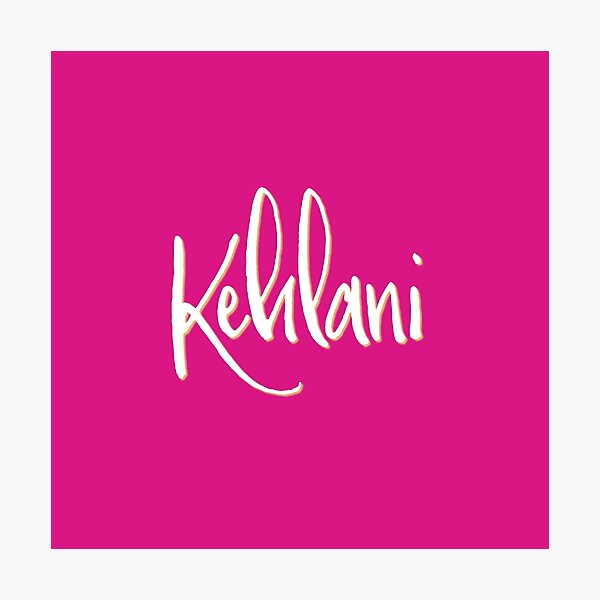 Item preview, KEHLANI personalized type design designed and sold by CharlottePlaceArt.