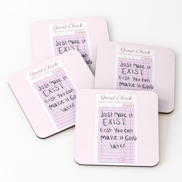 Item preview, make it exist first | guest check | pink  designed and sold by Sophie Louise Arts.