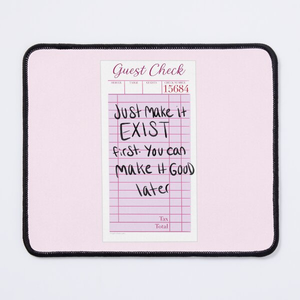 Item preview, make it exist first | guest check | pink designed and sold by Sophie Louise Arts.