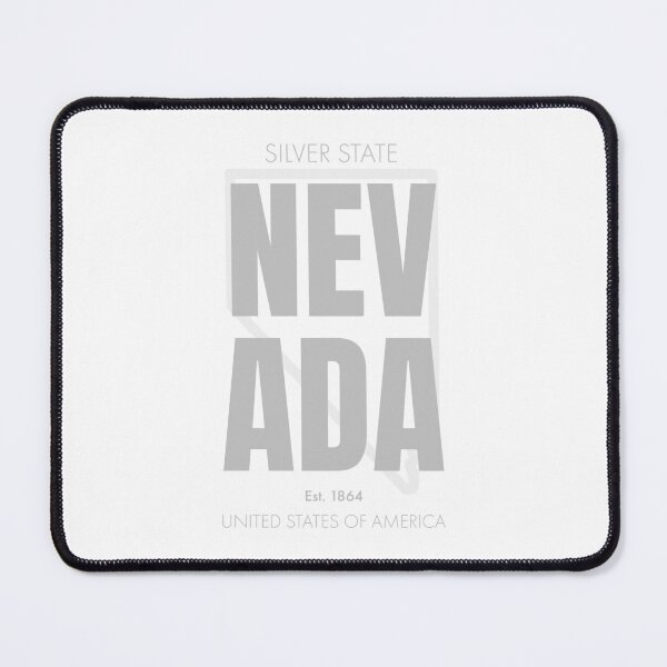 Item preview, Nevada, Modern Typographic Wall Art designed and sold by MarkedArtPrints.