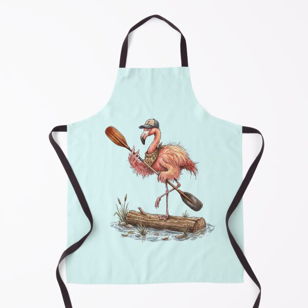 Item preview, Cool Flamingo Canoe Paddle Floating Log Water Sports designed and sold by BreezifyDesignStudio.