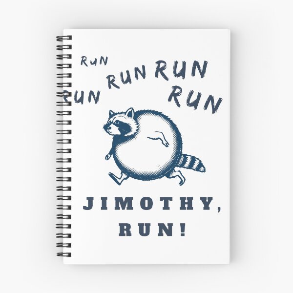 Item preview, Run Jimothy Run - Funny Running Seattle Raccoon Meme designed and sold by LEOdesignerArt.