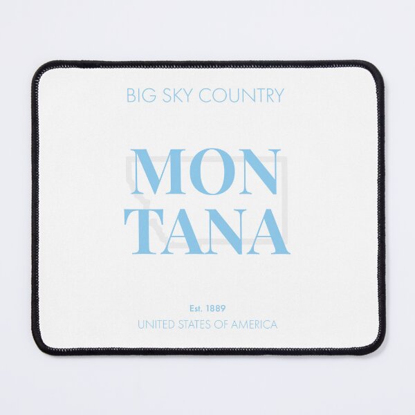 Item preview, Montana, Modern Typographic Wall Art designed and sold by MarkedArtPrints.
