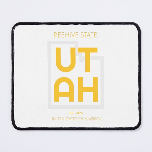 Item preview, Utah, Modern Typographic Wall Art designed and sold by MarkedArtPrints.