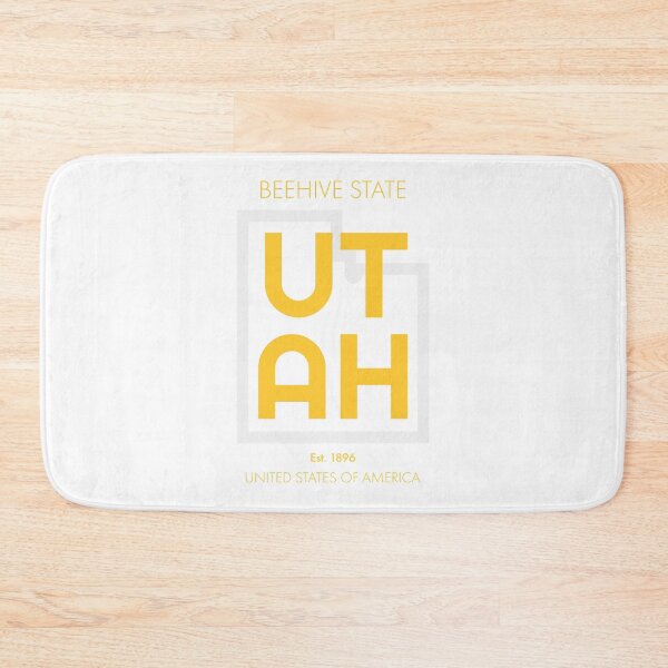 Item preview, Utah, Modern Typographic Wall Art designed and sold by MarkedArtPrints.