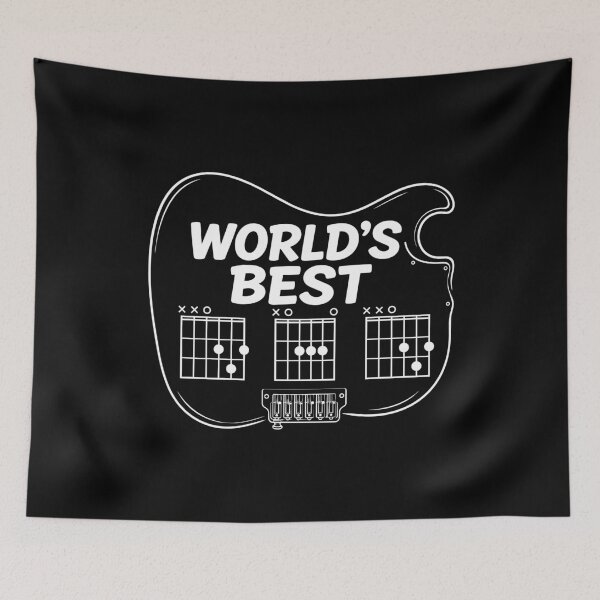 Item preview, World's Best Dad Guitar Chord Musician Design Gift Idea designed and sold by w1ckerman.