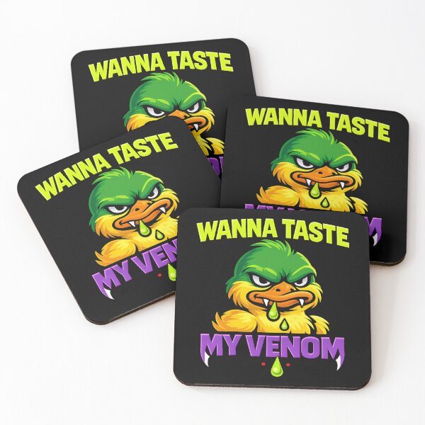 Item preview, Wanna Taste My Venom Funny Toxic Duck designed and sold by TeeTimeTreasure.