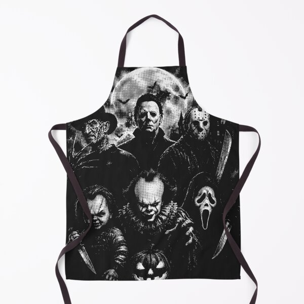 Item preview, Classic Halloween Horror Characters, Vintage Scary Movie, Spooky Season Halftone designed and sold by StickyWycky.