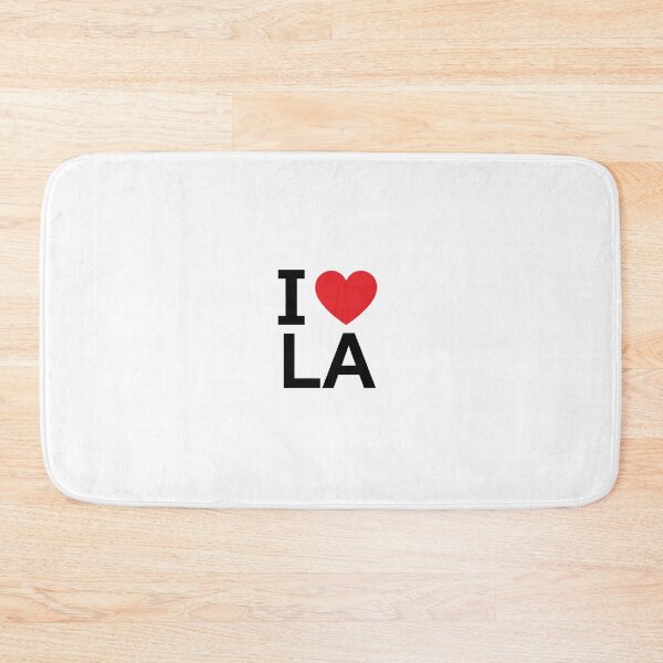 Item preview, I Love Los Angeles Minimalist Red Heart & Black Text Design designed and sold by Freedom Line Studio.