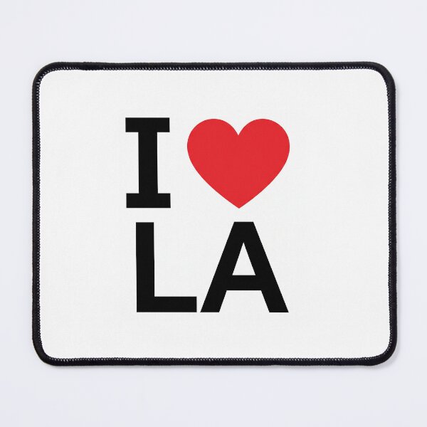 Item preview, I Love Los Angeles Minimalist Red Heart & Black Text Design designed and sold by HayaasBoutique.