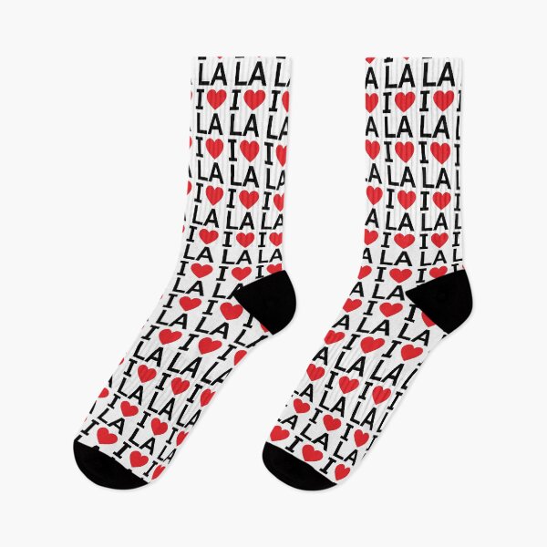Item preview, I Love Los Angeles Minimalist Red Heart & Black Text Design designed and sold by HayaasBoutique.