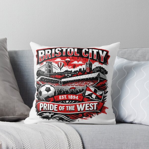 Item preview, Bristol City Vintage Football Fan Art | Pride of the West Supporter Design Est. 1894 designed and sold by GarnerSupplyCo.