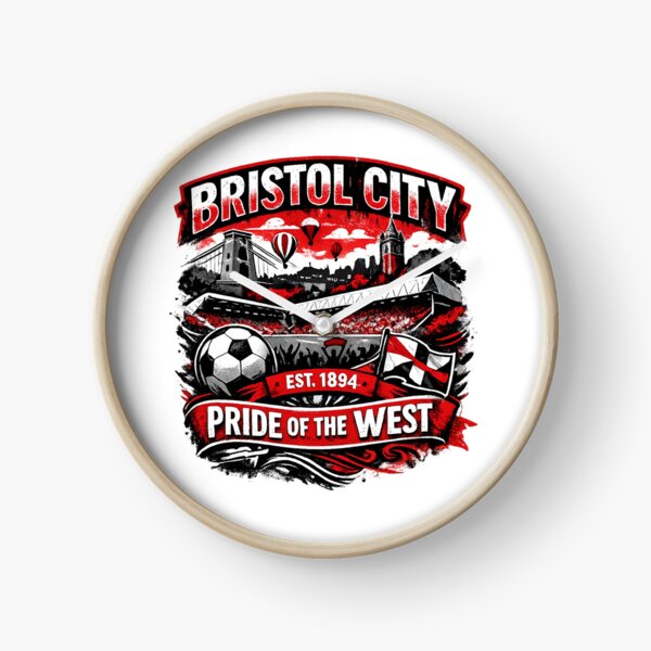 Item preview, Bristol City Vintage Football Fan Art | Pride of the West Supporter Design Est. 1894 designed and sold by GarnerSupplyCo.