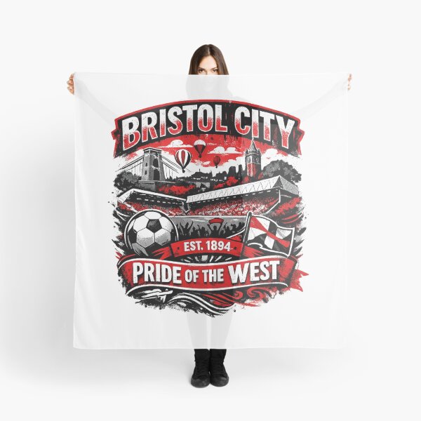 Item preview, Bristol City Vintage Football Fan Art | Pride of the West Supporter Design Est. 1894 designed and sold by GarnerSupplyCo.