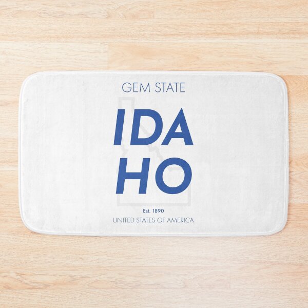 Item preview, Idaho, Modern Typographic Wall Art designed and sold by MarkedArtPrints.