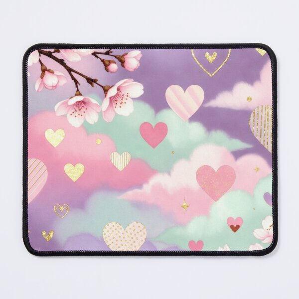 Item preview, Soft Girl Pastel Cherry Blossom Clouds designed and sold by IntelliMindDesigns.