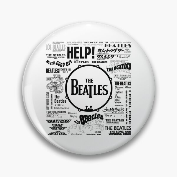 Item preview, The Beatles Singles Discography World Art designed and sold by ArtOnCloth.