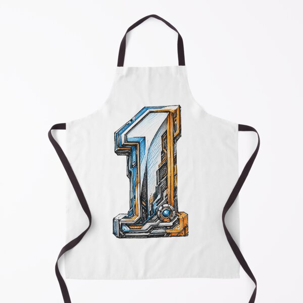 Item preview, Number 1 Sci-Fi Mechanical Typography Design designed and sold by GalaMine.