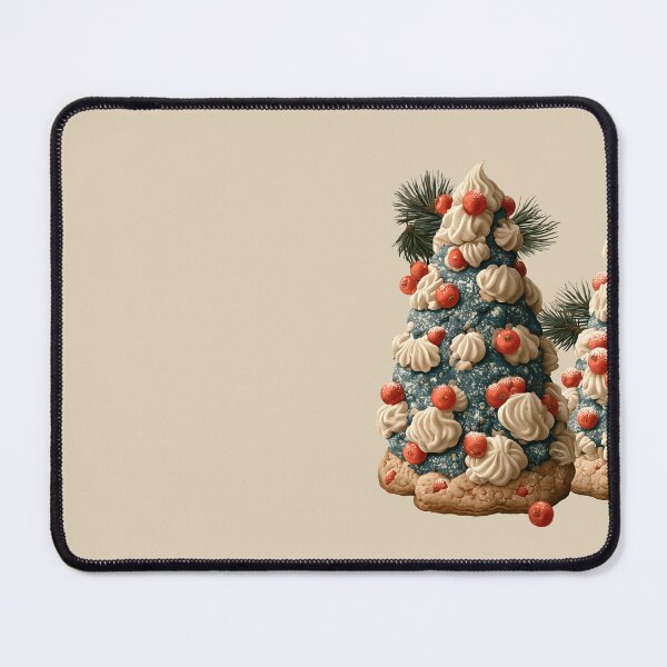 Item preview, Festive Christmas Tree Pastries with Red Berries designed and sold by colorful-white.