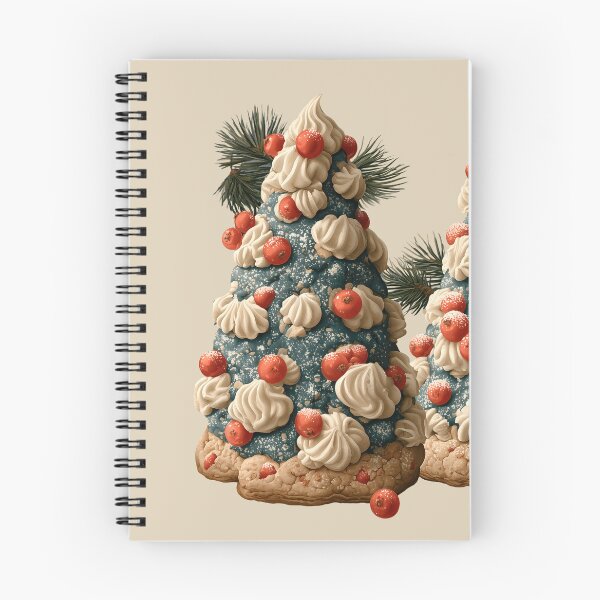 Item preview, Festive Christmas Tree Pastries with Red Berries designed and sold by colorful-white.