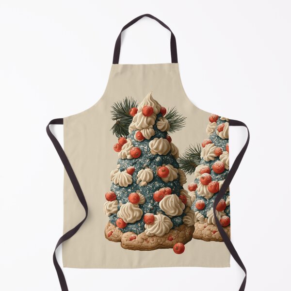 Item preview, Festive Christmas Tree Pastries with Red Berries designed and sold by colorful-white.