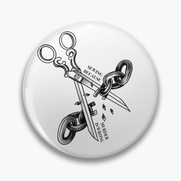 Item preview, Sewing Because Murder Is Wrong - Funny Crafter & Seamstress Humor designed and sold by suzysworld.