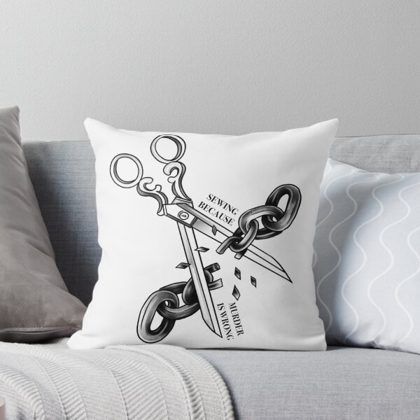 Item preview, Sewing Because Murder Is Wrong - Funny Crafter & Seamstress Humor designed and sold by suzysworld.