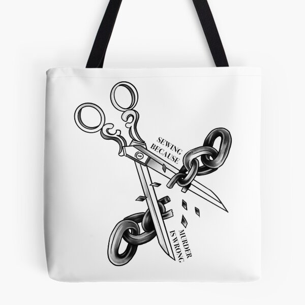 Item preview, Sewing Because Murder Is Wrong - Funny Crafter & Seamstress Humor designed and sold by suzysworld.