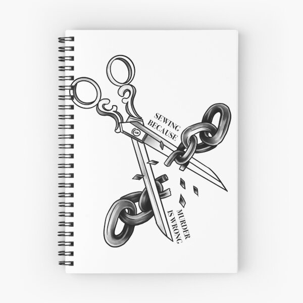 Item preview, Sewing Because Murder Is Wrong - Funny Crafter & Seamstress Humor designed and sold by suzysworld.
