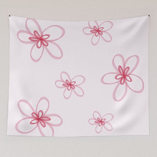 Item preview, girl so in love | flowers | pink  designed and sold by Sophie Louise Arts.