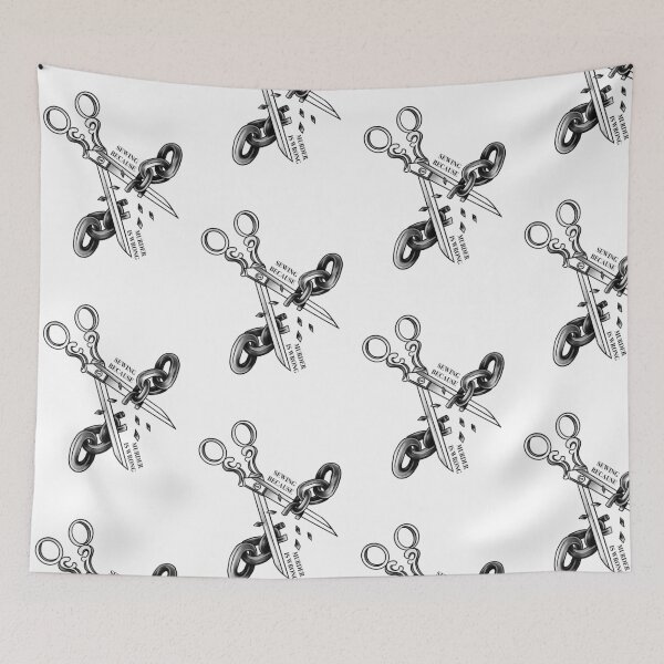 Item preview, Sewing Because Murder Is Wrong - Funny Crafter & Seamstress Humor designed and sold by suzysworld.