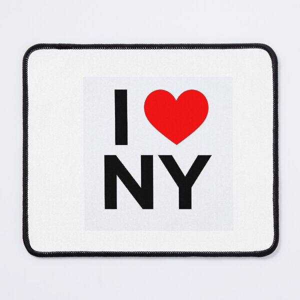 Item preview, I Love New York Minimalist Red Heart & Black Text Design designed and sold by HayaasBoutique.