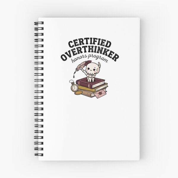 Item preview, Certified Overthinker Honors Program Funny Anxiety Skeleton designed and sold by Yellowriversss.