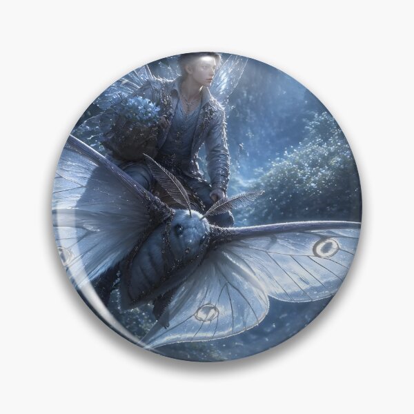 Item preview, Fairy Flower Delivery on Luna Moth designed and sold by sigmaartstudio.