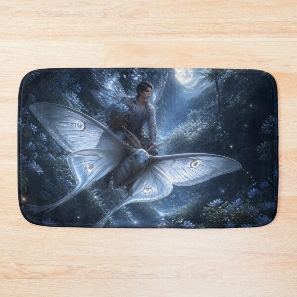 Item preview, Fairy Flower Delivery on Luna Moth designed and sold by sigmaartstudio.