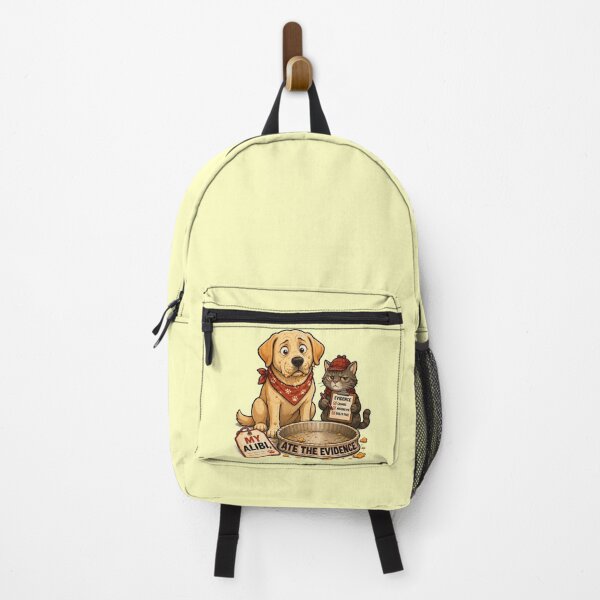 Item preview, Funny Food Thief Dog and Detective Cat designed and sold by Gentlestate.