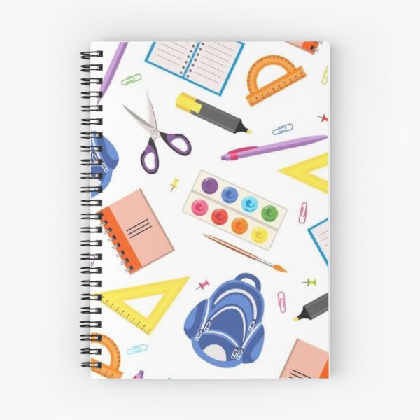 Item preview, Colorful School Supplies Pattern designed and sold by Greatfindz.