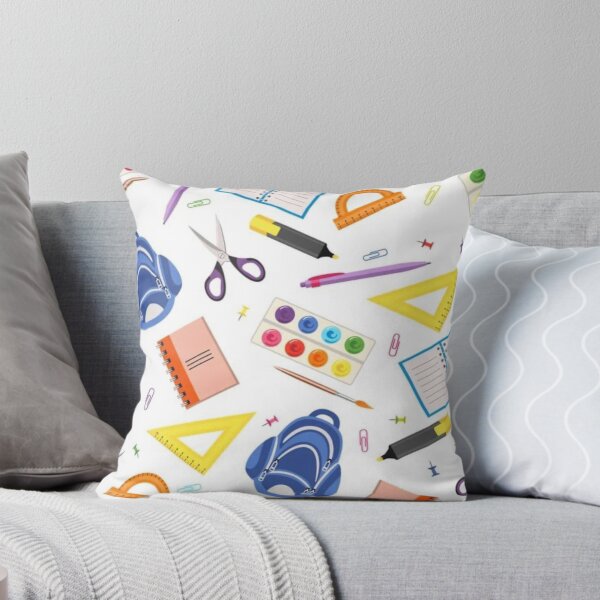 Item preview, Colorful School Supplies Pattern designed and sold by Greatfindz.