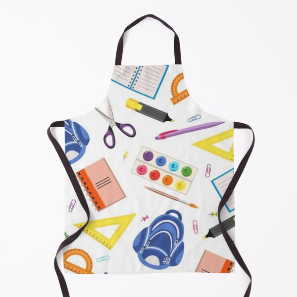 Item preview, Colorful School Supplies Pattern designed and sold by Greatfindz.