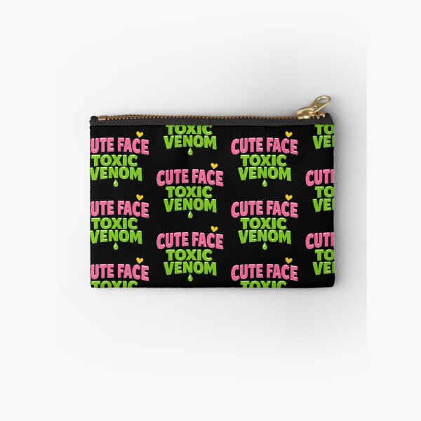 Item preview, Cute Face Toxic Venom Funny Sarcastic Quote designed and sold by TeeTimeTreasure.