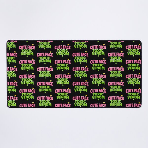 Item preview, Cute Face Toxic Venom Funny Sarcastic Quote designed and sold by TeeTimeTreasure.