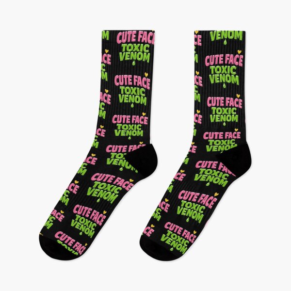Item preview, Cute Face Toxic Venom Funny Sarcastic Quote designed and sold by TeeTimeTreasure.