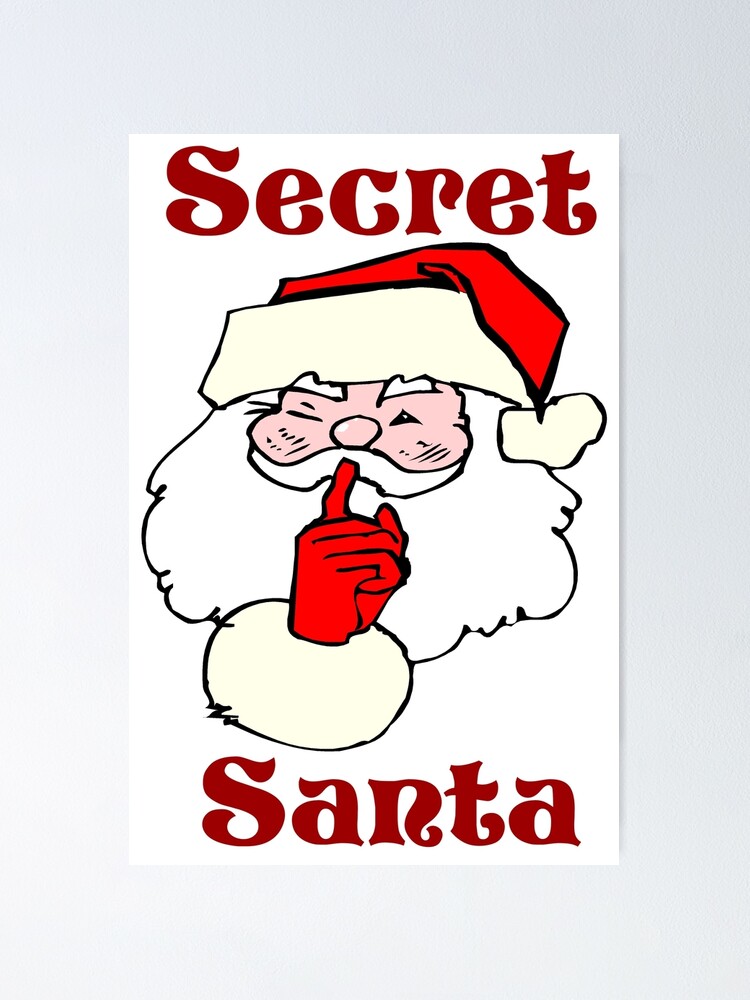 secret-santa-poster-for-sale-by-blackstargirl-redbubble