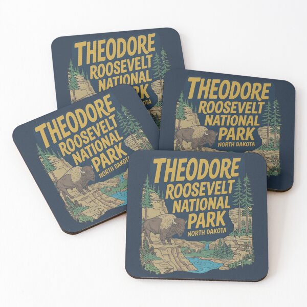 Item preview, Theodore Roosevelt National Park North Dakota Cute Bison Landscape  designed and sold by HowToCanadian.