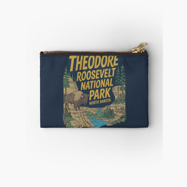 Item preview, Theodore Roosevelt National Park North Dakota Cute Bison Landscape  designed and sold by HowToCanadian.