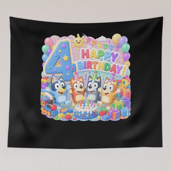 Item preview, Four Year Celebration Canine Pals Party designed and sold by TijanaARTSt88.