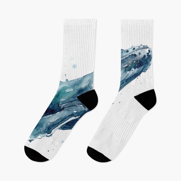 Item preview, Watercolor Humpback Whale Painting designed and sold by Illustration Rk.