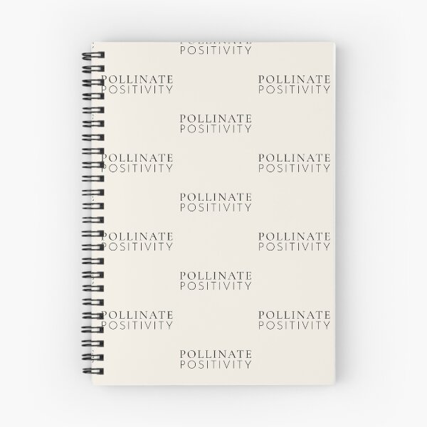 Item preview, Pollinate Positivity Black Serif Quote designed and sold by Hello Hobbies.